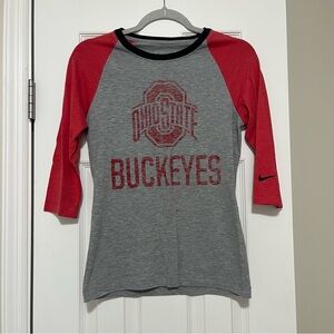 Ohio State Buckeyes Nike Raglan Tee